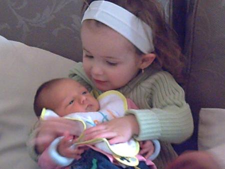 mes deux petites fille